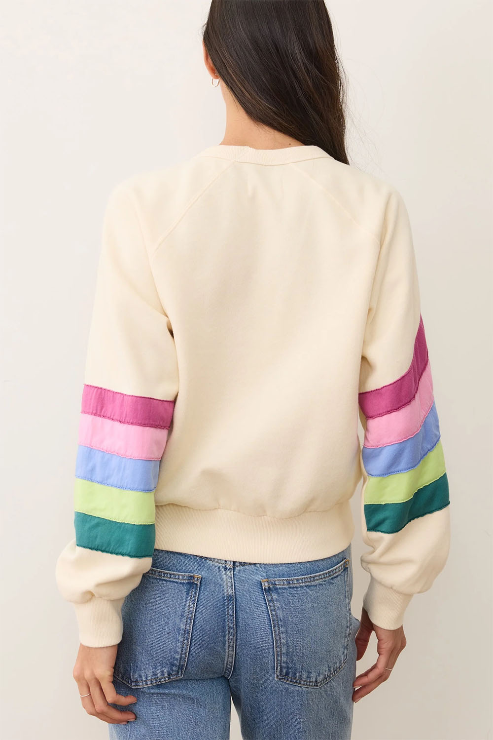 marine layer cloud 9 crewneck cool wave back