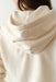 marine layer cloud 9 hoodie antique white hood detail