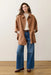 Marine Layer - Colette Wool Drape Coat - Camel 