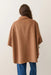 Marine Layer - Colette Wool Drape Coat - Camel  - Back