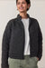 marine layer corbet quilted jacket charcoal front