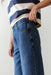 marine layer ella wide leg pant medium wash detail