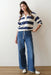 marine layer ella wide leg pant medium wash front