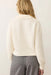Marine Layer - Everly Knit Sweater Polo - Cream - Back