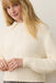 Marine Layer - Everly Knit Sweater Polo - Cream - Detail