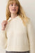 Marine Layer - Everly Knit Sweater Polo - Cream - Front