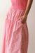 marine layer gia poplin skirt cherry gingham detail