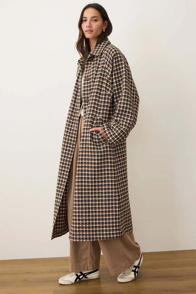 Marine Layer - Houndstooth Trench - Neutral Herringbone - Side