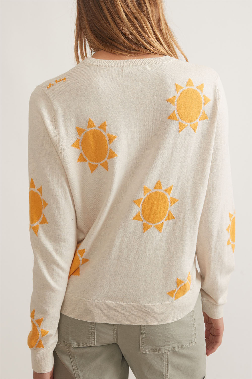 marine layer icon sweater sun print back