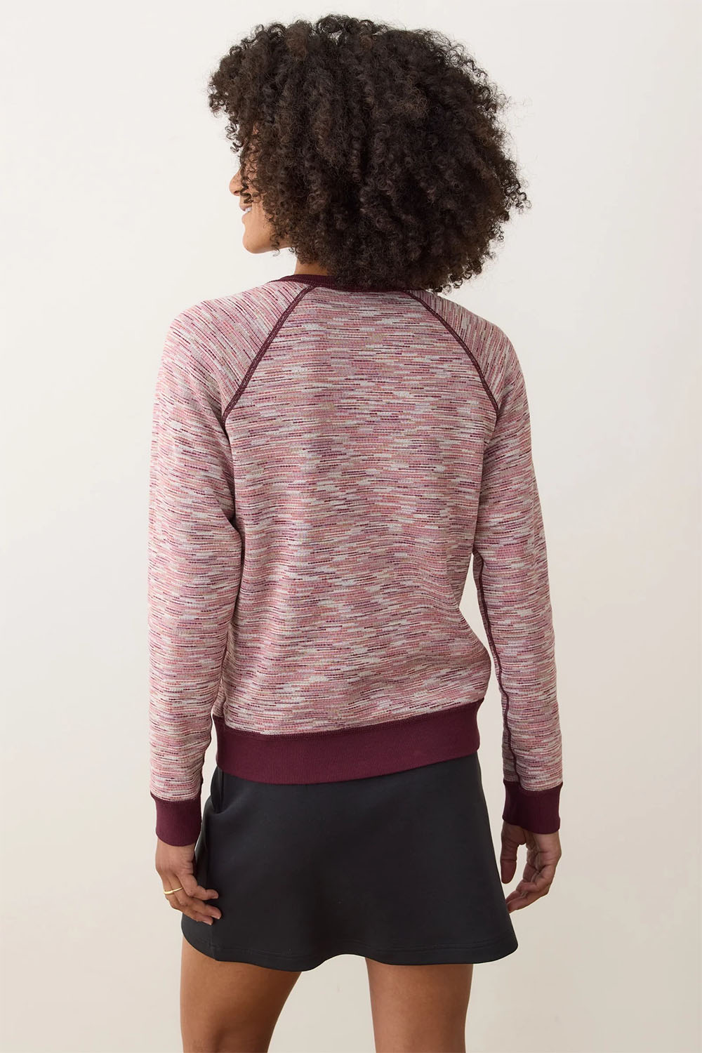 Marine Layer - Juno Reversible Raglan - Warm Multi - Back