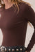 Marine Layer - Lexi Rib Sun-In LS Tee - Cappuccino - Detail