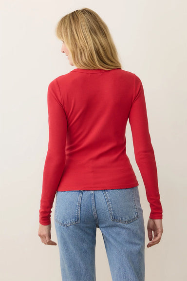 Marine Layer - Lexi Rib Sun-In LS Tee - Back