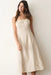marine layer lucia linen dress sand stripe profile