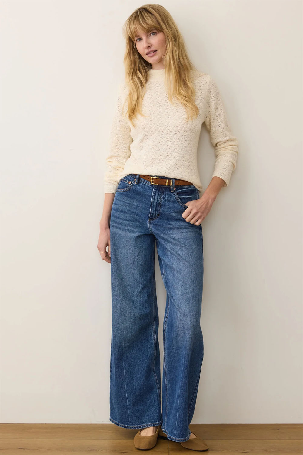 Marine Layer - Lucia Mock Neck Sweater - Oat