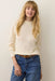 Marine Layer - Lucia Mock Neck Sweater - Oat - Front