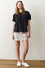 marine layer luxe oversized crew tee black 