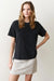 marine layer luxe oversized crew tee black front