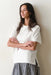 marine layer luxe oversized crew tee white front 