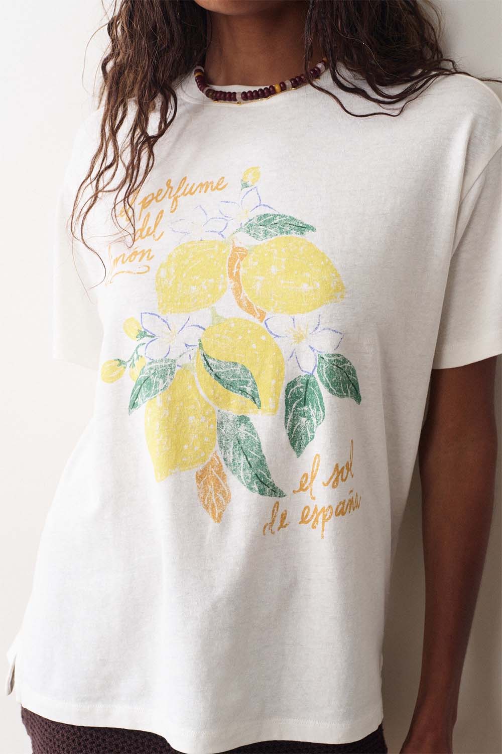 marine layer oversized hemp graphic tee antique white detail