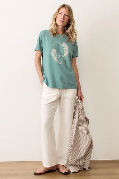 marine layer oversized hemp graphic tee palm