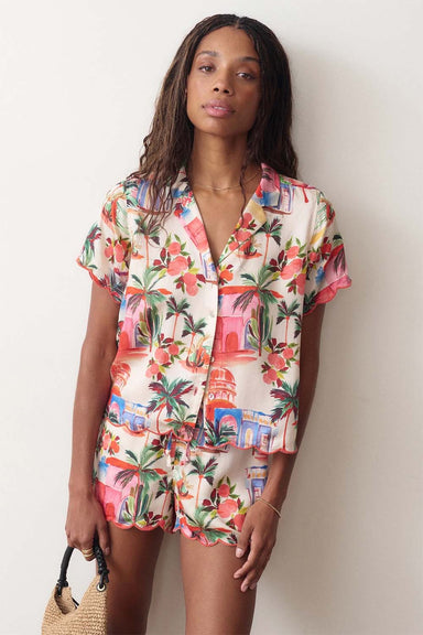 marine layer paloma resort short palmas print