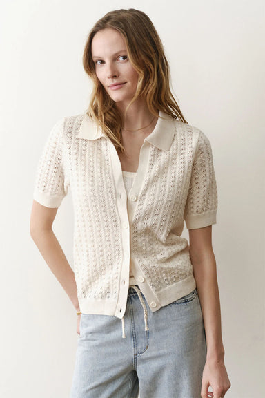 marine layer piper resort shirt cream front