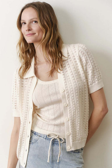 marine layer piper resort shirt cream profile