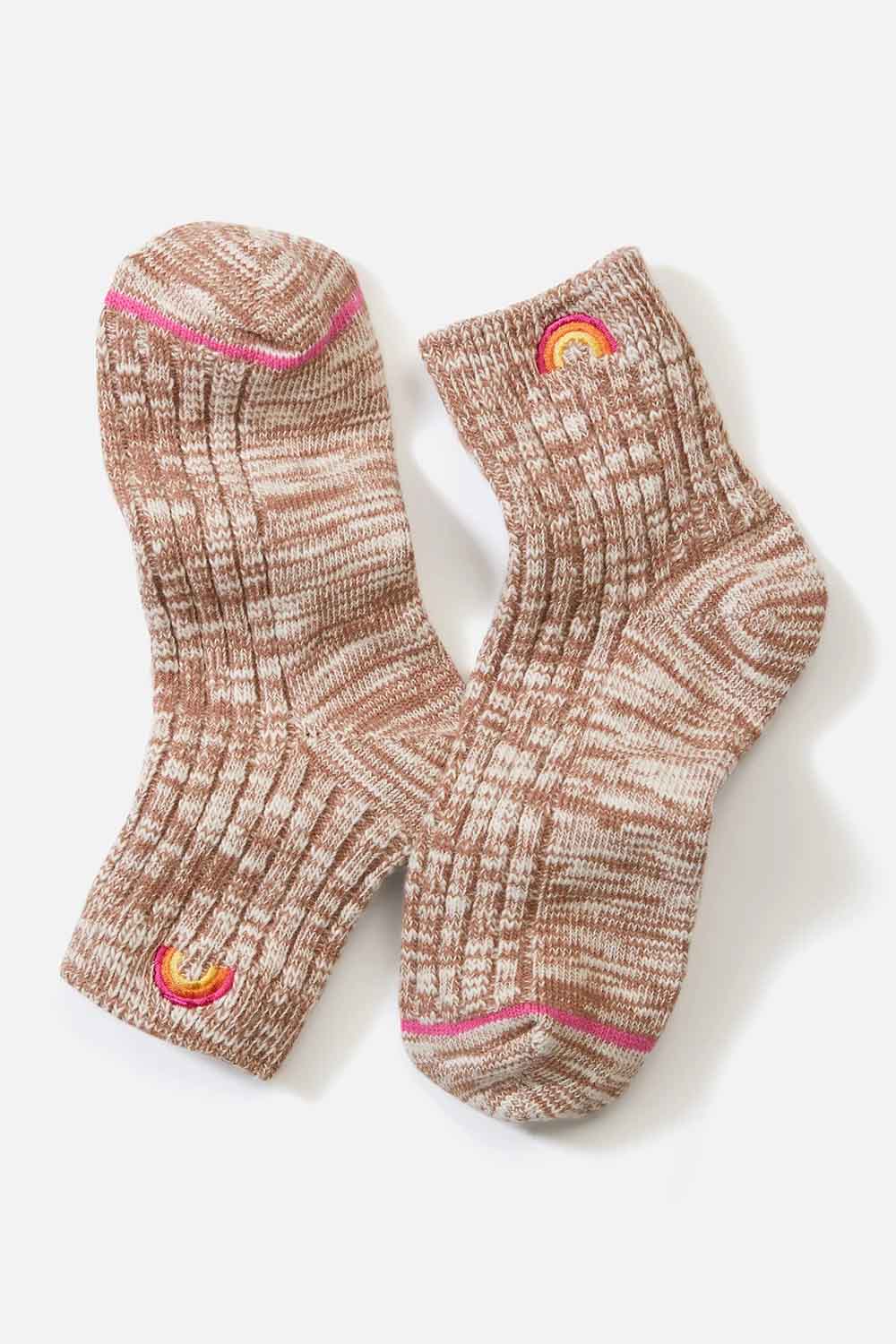 Marine Layer - Quarter Crew Sock - Latte