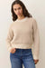Marine Layer - Robin Textured Crewneck - Almond - Front