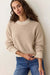 Marine Layer - Robin Textured Crewneck - Almond - Profile