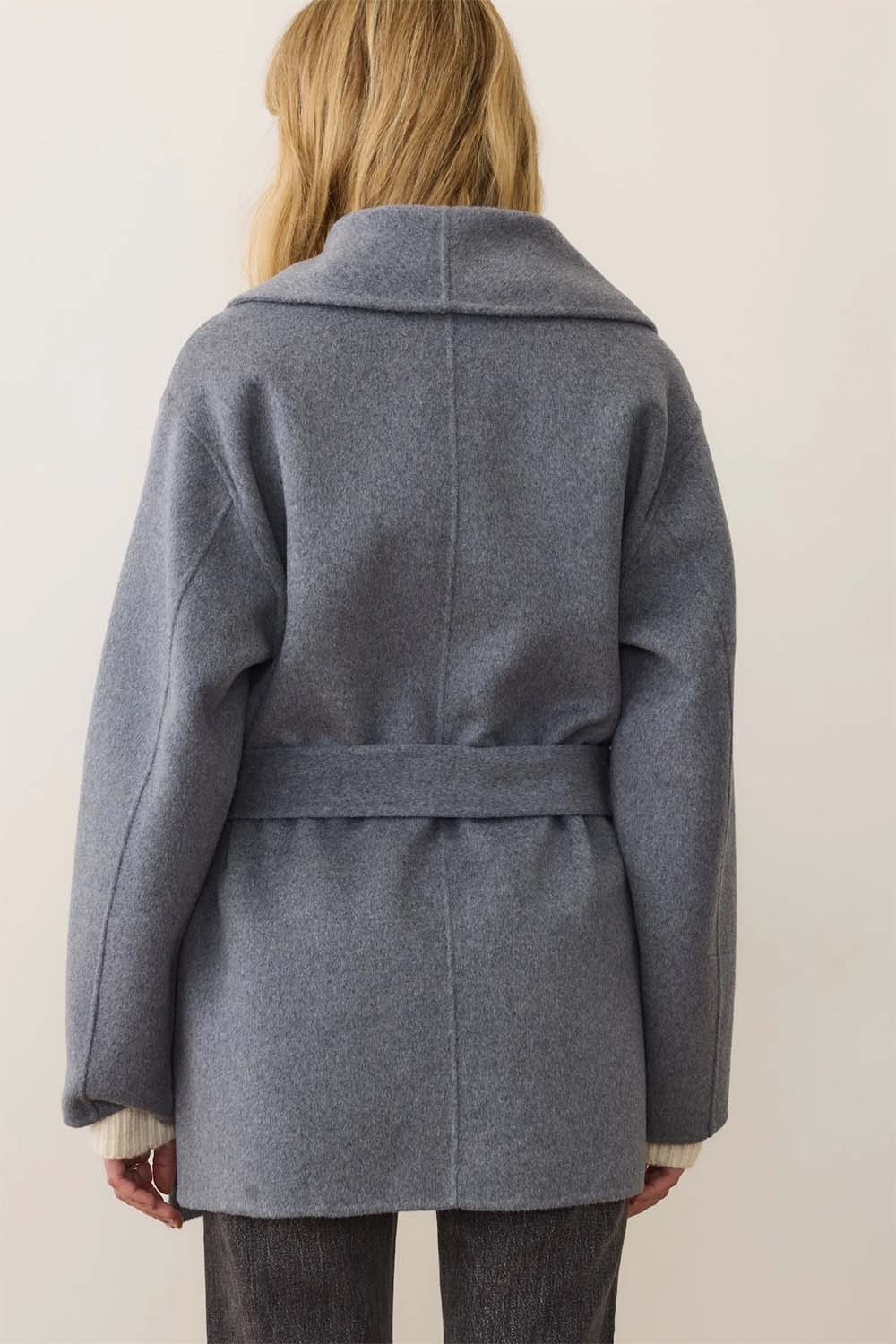 marine layer short colette medium grey heather back