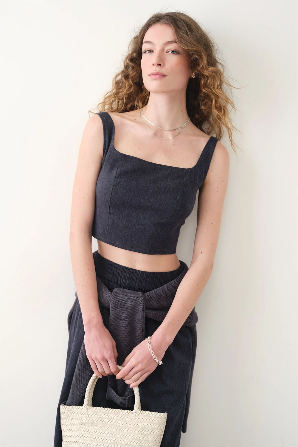marine layer zoe hemp tank india ink