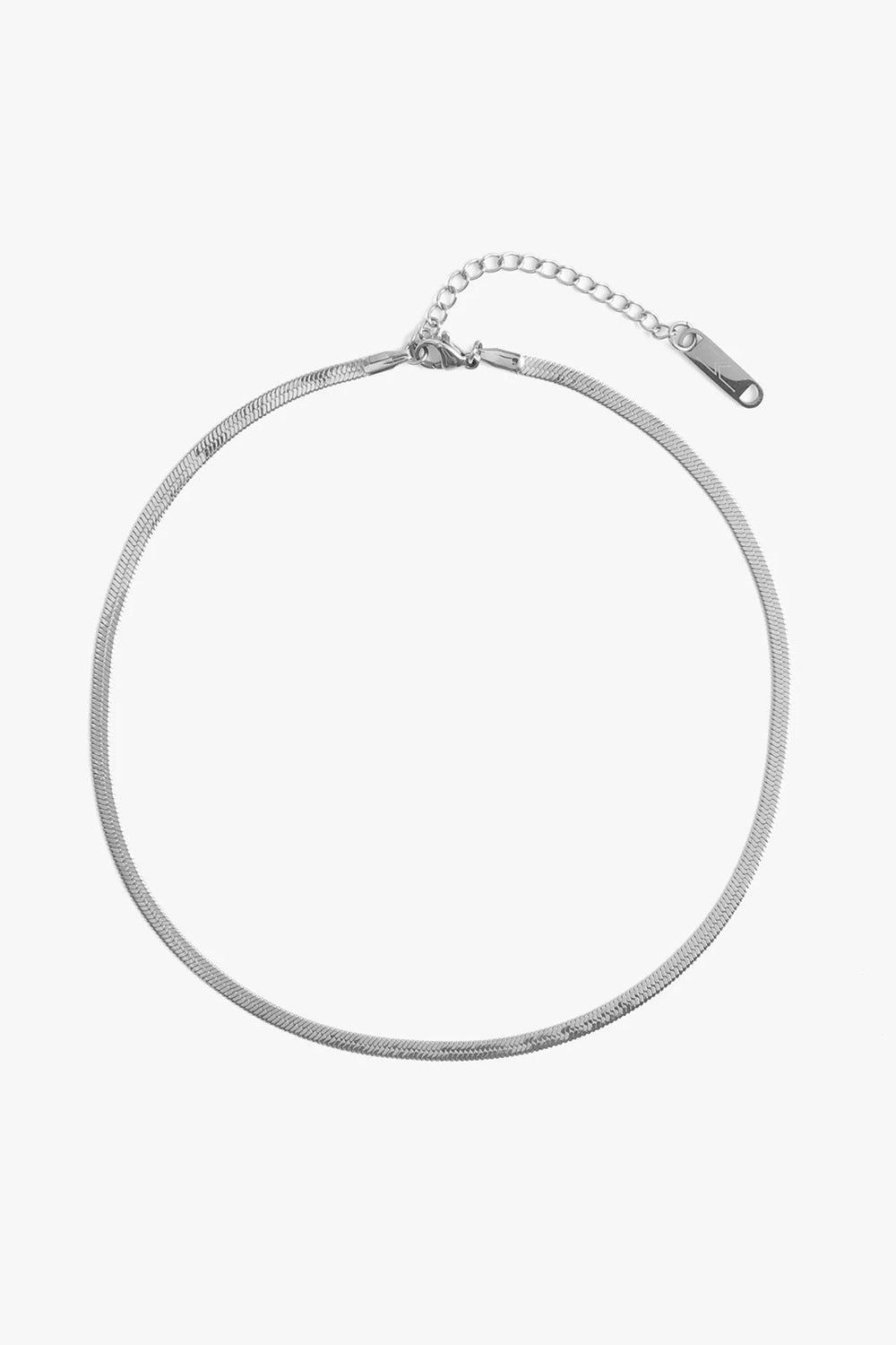 marirn costello ramsey choker silver