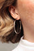Marrin Costello Jay 2" Hoops in Silver — Model view
