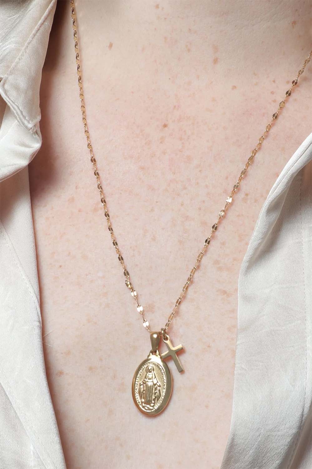 Marrin Costello - Miraculous Pendant - Gold - Model