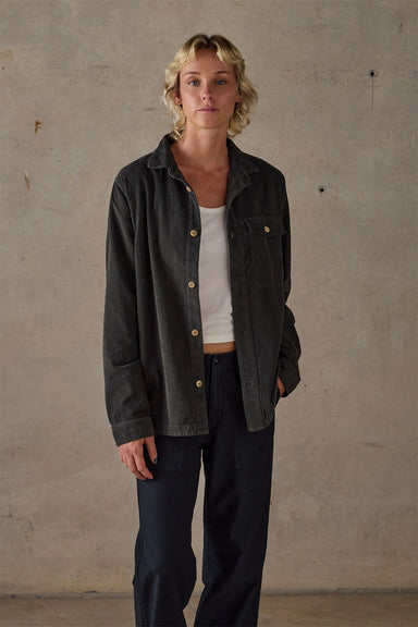 mctavish cord shirt slate