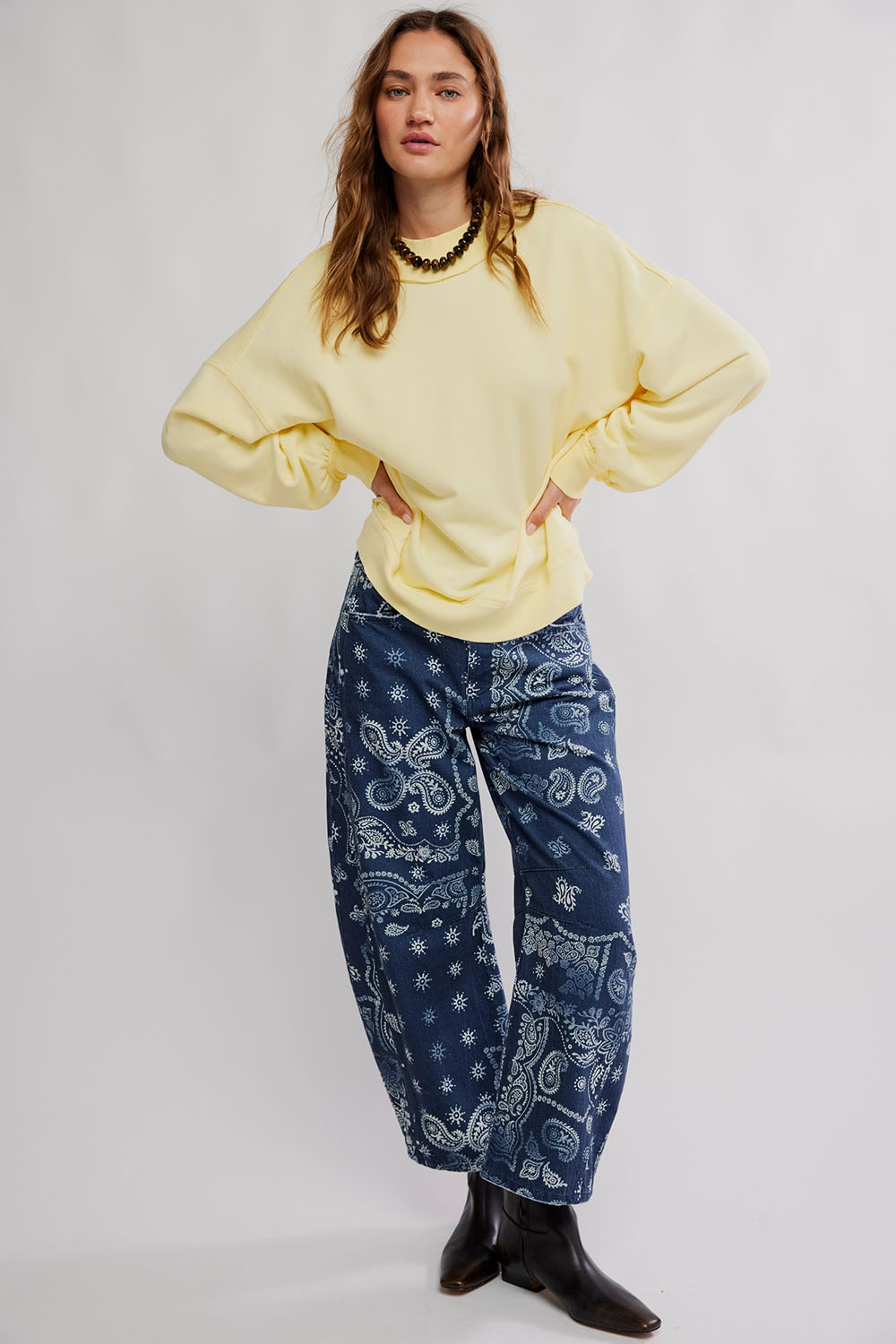 Free People - Palm Springs Turtle - Banana Cream