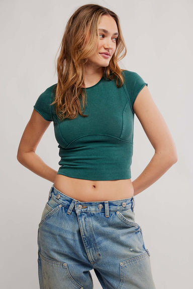 Free People - Protagonist Tee - Rainforest - Front
