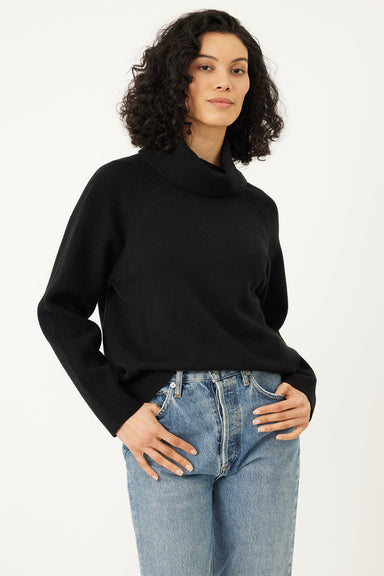 Stitches & Stripes - Hazel Turtleneck - Black