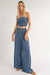 Sadie & Sage - Sugarloaf Smocked Tube Top - Indigo