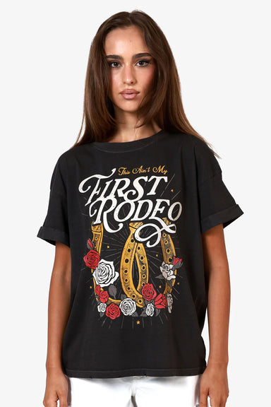 Girl Dangerous - First Rodeo Tee - Vintage Black