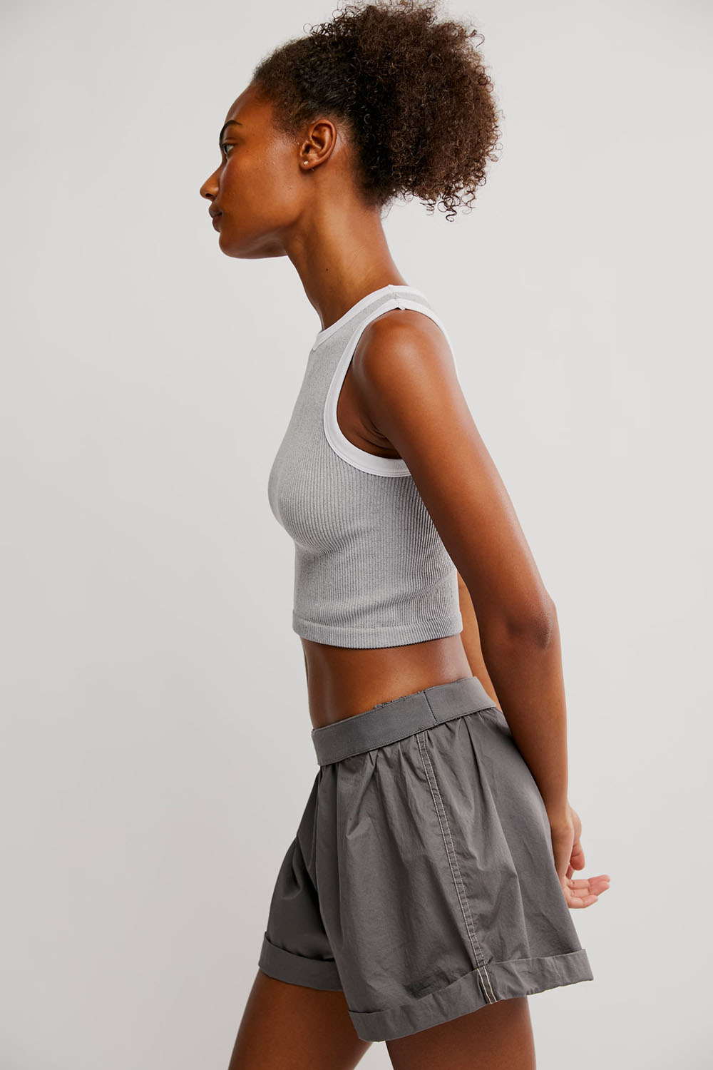 Free People - Make It Happen Brami - Grey/White - Side