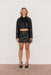 Mink Pink - Melina Faux Leather Mini Skirt - Black