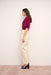 minkpink alva fluffy cropped knit wine side