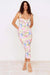 minkpink celina mesh midi dress watercolour floral front