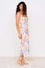 minkpink celina mesh midi dress watercolour floral side