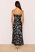 minkpink elinor bias midi dress floral black back