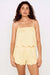 minkpink grazia scallop hem shorts butter