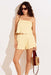 minkpink grazia scallop hem shorts butter front