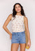 minkpink sabine drawstring top ditzy floral